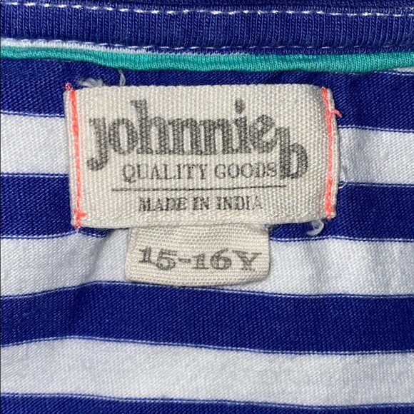 blue and white striped tank top - Picture 3 of 3